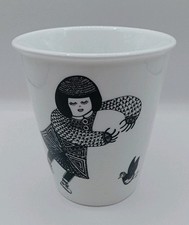 Ceramic tiger beaker - beaker, cup