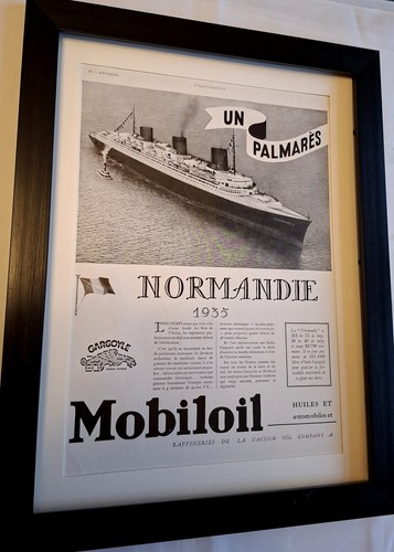 Normandie ocean liner art - normandie,