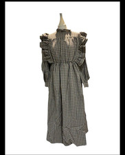 Wearhouse Check Frill Lace-Up