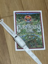 Glastonbury Festival 2024 Programme & Coldplay LED wristband  Pyramid Stage!!