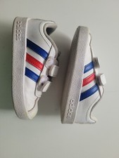 ADIDAS VL COURT INFANT UK5K EUR 21 WHITE