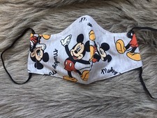 Xmas Christmas Disney Mickey Mouse Adult Face Mask 3 Layers Washable. UK