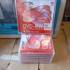 7x TDK DVD-RW - RE-RECORDABLE