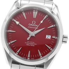 OMEGA Seamaster Aqua Terra 2503.60 Date Red Dial Automatic Men's Watch_911629