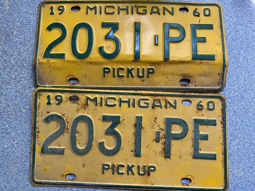 Vtg 1960 matching michigan - 1960,