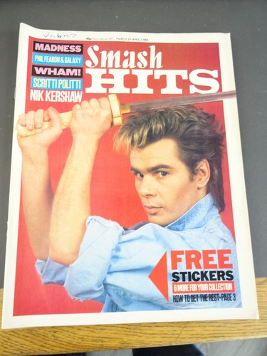 Smash hits mag mar 29th - smash,