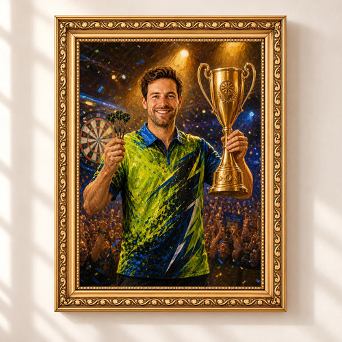 Darts player gift for - player,