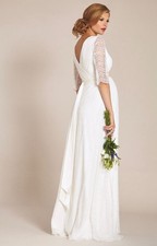 Tiffany Rose Amily Maternity Wedding Gown / Dress - Size 3 / UK 12-14 - Ivory