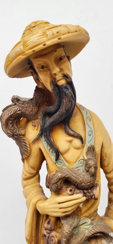 Vintage carved resin - vintage, oriental