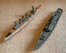 Micro Machines Belknap Hospital Ship & SMS Emden Military Naval Vessels Galoob