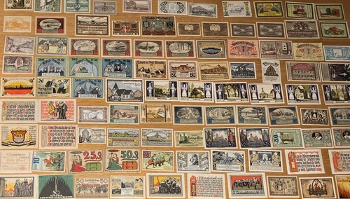 Lot 100 germany - x, notgeld