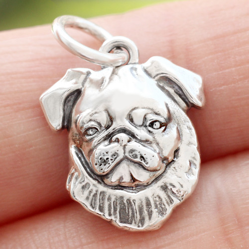 925 sterling silver toy - toy, pug