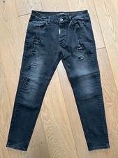Alessandro Zavetti Apollo 003 Black Slim Jean W34