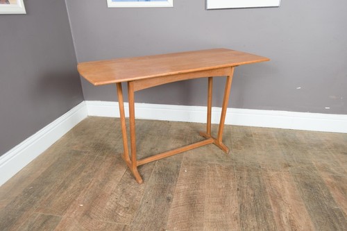 Vintage light oak console - vintage,