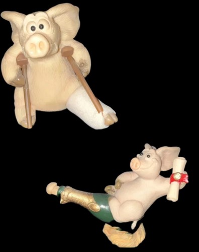 Piggin break leg and - piggin’,