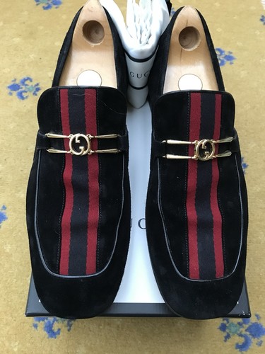 Gucci loafers shoes suede - loafers,