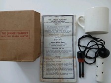 Vintage Electric Flash Heater Portable Retro Original Cup Heater Box Working
