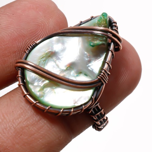 Abalone shell gemstone copper - abalone,