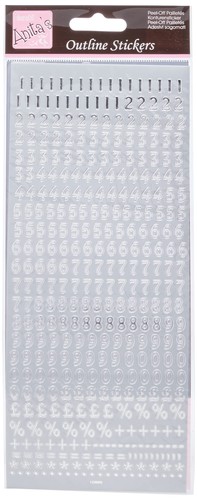 Anitas outline stickers small - anitas,