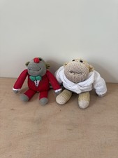 PG Tips Monkey In His Robe & Monkey In Red Nose Day Outfit Johnny vegas collect