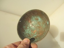 Victorian Copper Scale Pans Scales Dish Antique Weighing Vintage Bowls Old 4"W