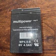 Multipower  MP 4.5-6- 4.5Ah 6V AGM Lead Acid Battery