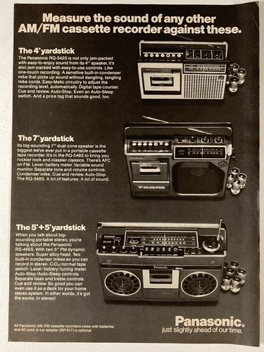 1977 panasonic cassette - 1977,