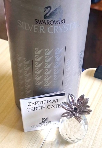 Swarovski pineapple rhodium - ,