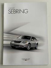 Chrysler SEBRING 2.0 CRD 2.4 Limited Saloon UK Market Brochure April 2007