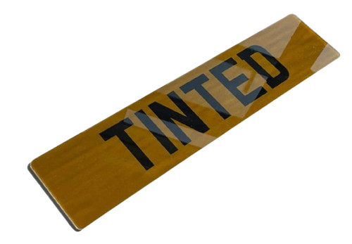 Tinted show plates - 2d,
