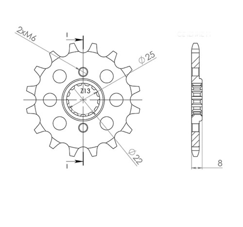 520 teeth step sprocket - 520,