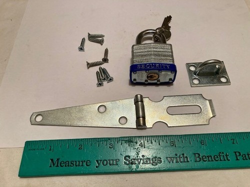 Steel padlock 2 - (,