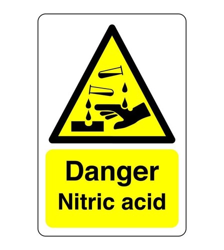 Danger nitric acid sign - ,