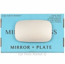 For LOTUS ELISE 1996-2006 RIGHT O/S  CONVEX WING MIRROR GLASS +PLATE Driver Side