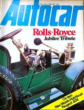 AUTOCAR MAGAZINE 07-MAY-77 - Peugeot 604, Rolls-Royce Silver Jubilee Special