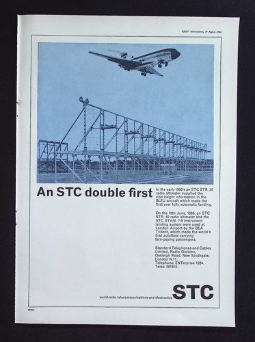 Original 1965 advert - 1965, stc