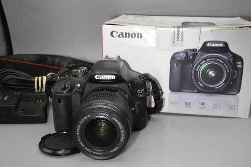 Boxed canon eos 550d - 550d, dslr