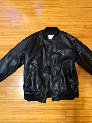 Zara men black bomber - men’s,