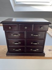 Large Set Dark Wooden Wood