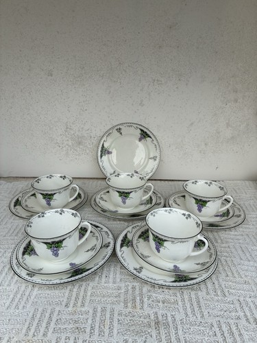 Shelley grape and vine pattern - shelley,