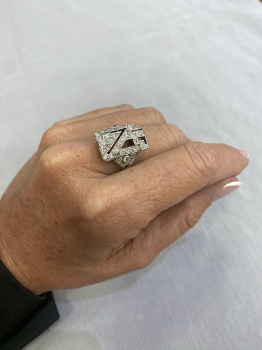 Antique art deco platinum - antique,