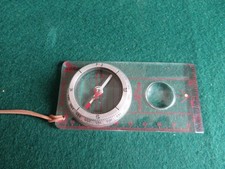 RARE SILVA TYPE 2 COMPASS WITH ALLOY BEZEL RARE (MADE IN SWEDEN)in V G USED COND