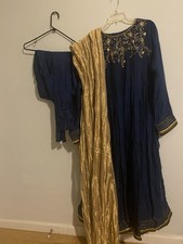 Zaanvay Pakistani Blue Gold