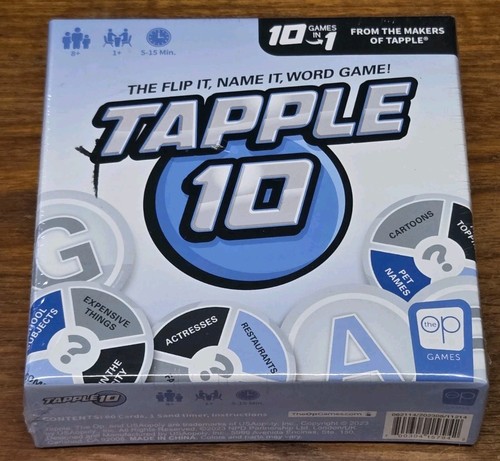 Tapple card game ten ways - card,