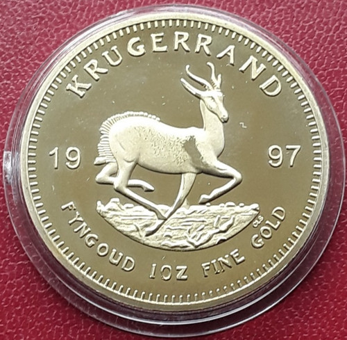 1997 gold plated - plated, 1oz