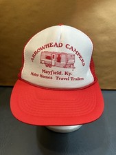 Vintage Arrowhead Camper Mayfield Kentucky Motor Home Travel Trailer Trucker Hat