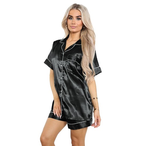 Women satin pyjamas - women,
