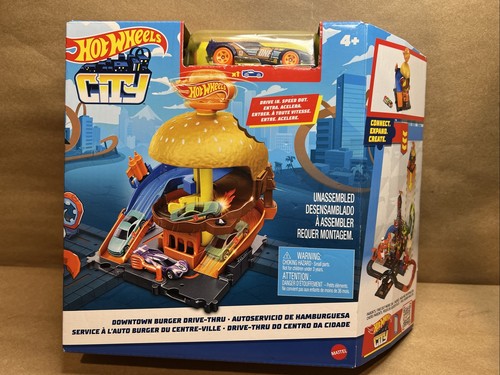 New hot wheels city burger - new,