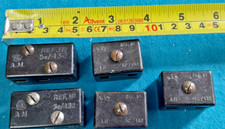 A.M. Terminal Block Type B 5 Way 5C/432 WW2 AM RAF Vintage Aircraft Part Bakelit