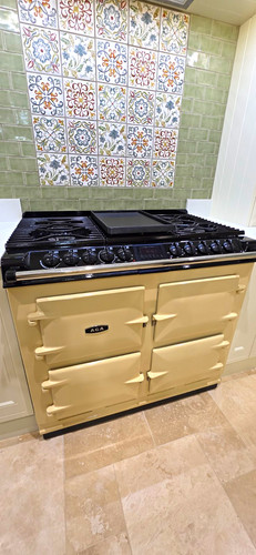 Aga beige freestanding gas - beige,
